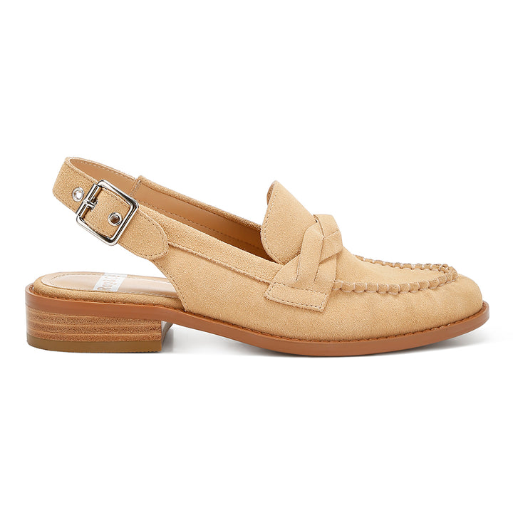 woven strap slingback loafers
#color_beige