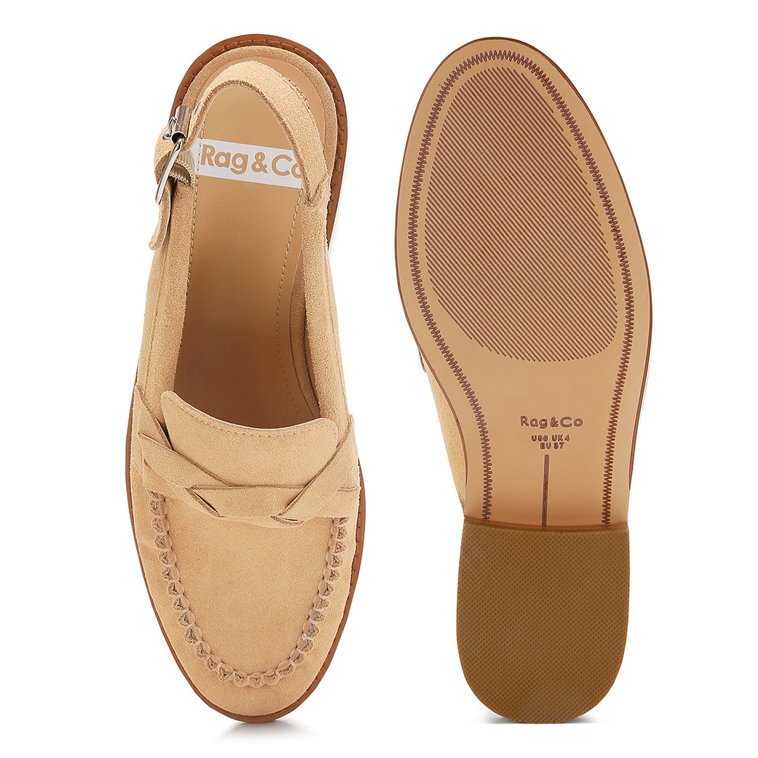 woven strap slingback loafers
#color_beige