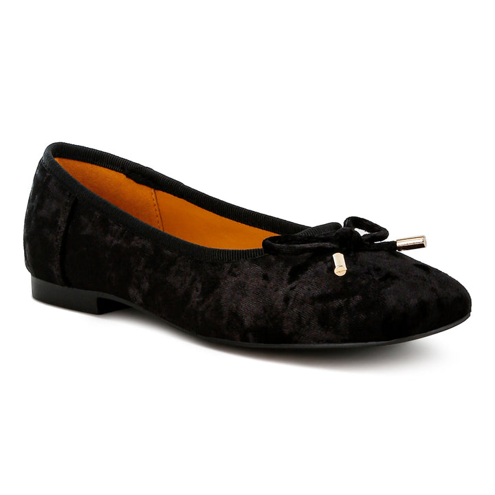 velvet bow ballerinas
#color_black