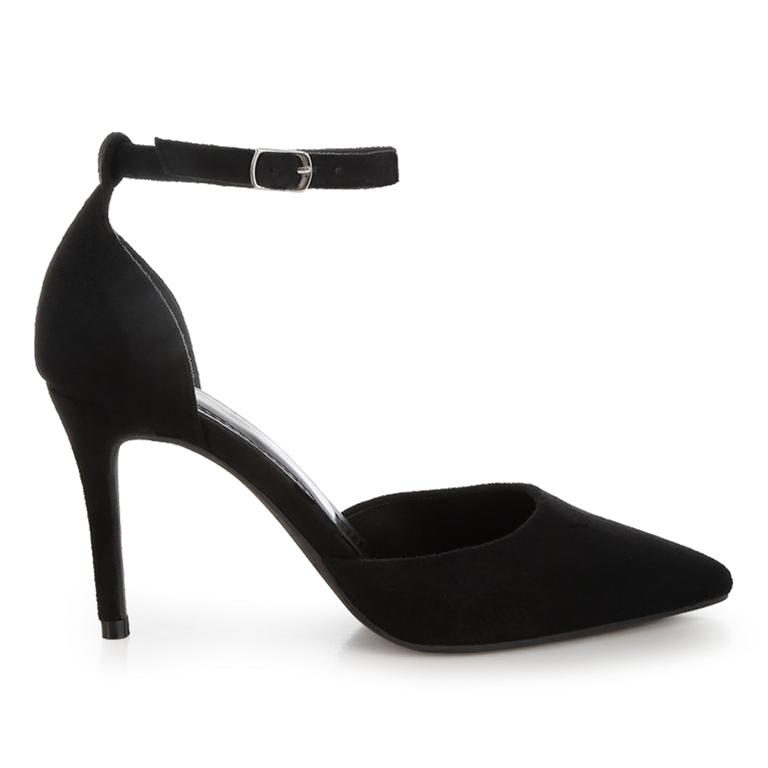 microfiber stiletto sandals#color_black