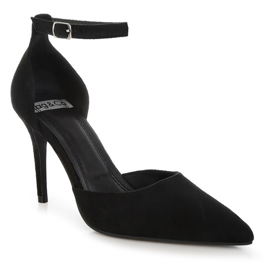 microfiber stiletto sandals#color_black