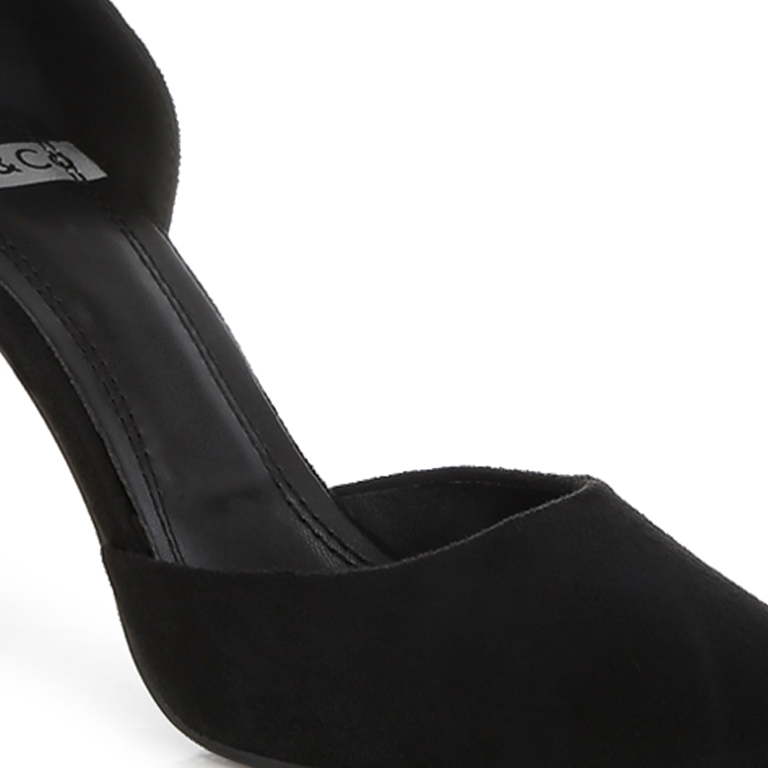 microfiber stiletto sandals#color_black