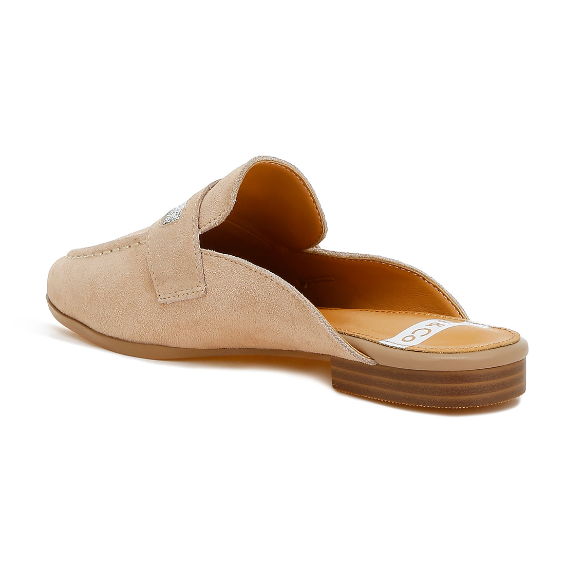 rhinestone strap suede mules#color_sand