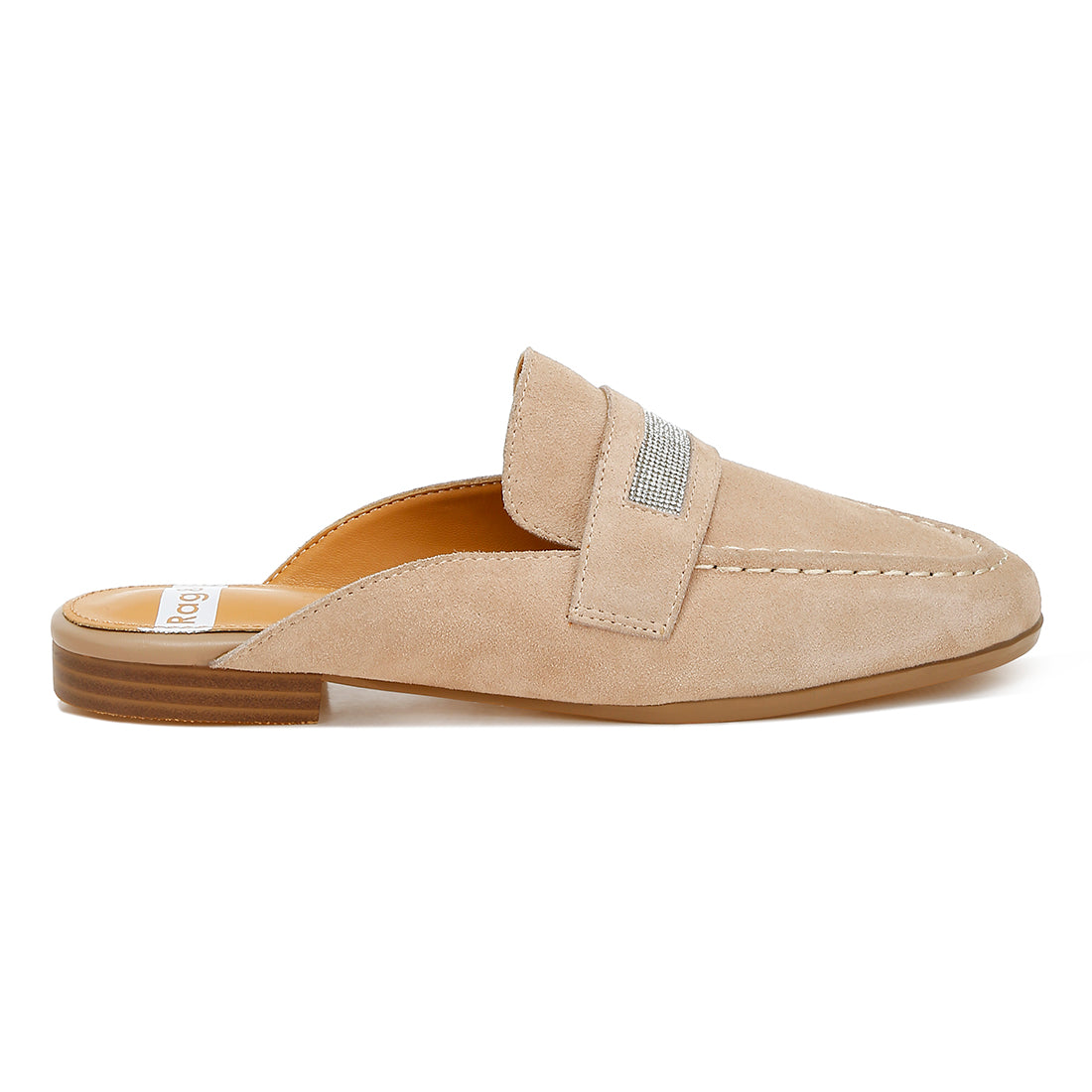rhinestone strap suede mules#color_sand