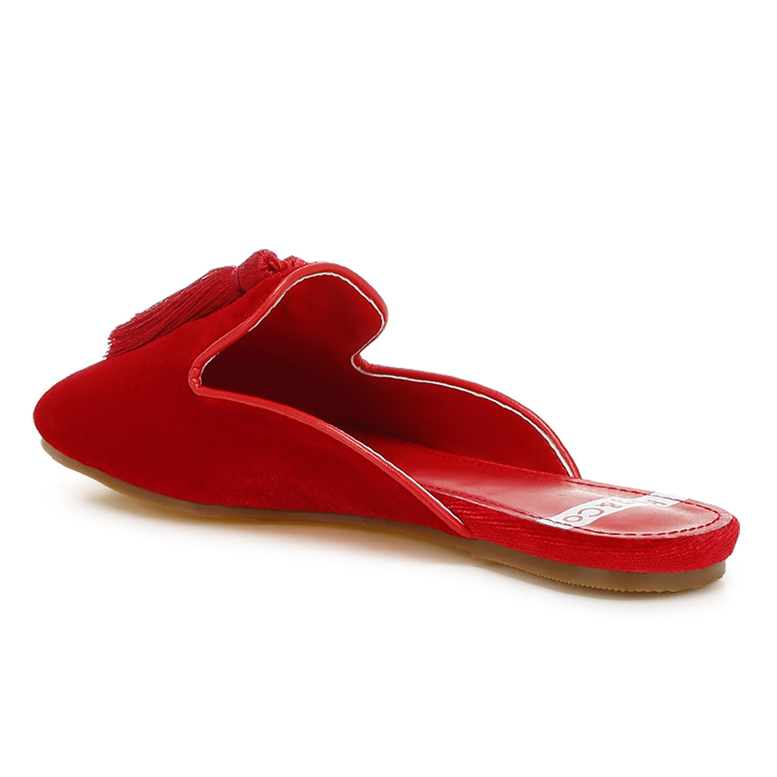 tassel detail velvet mules#color_red