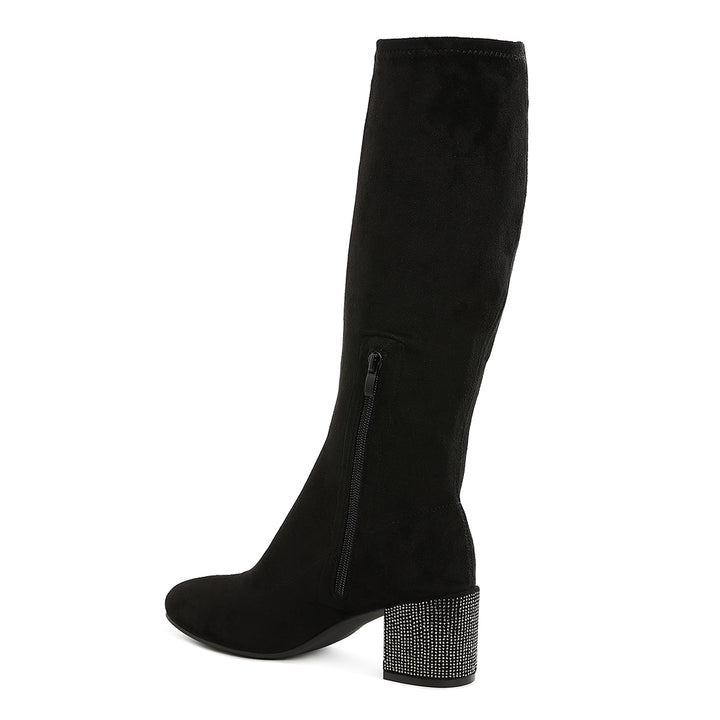 Microfiber Knee High Boots