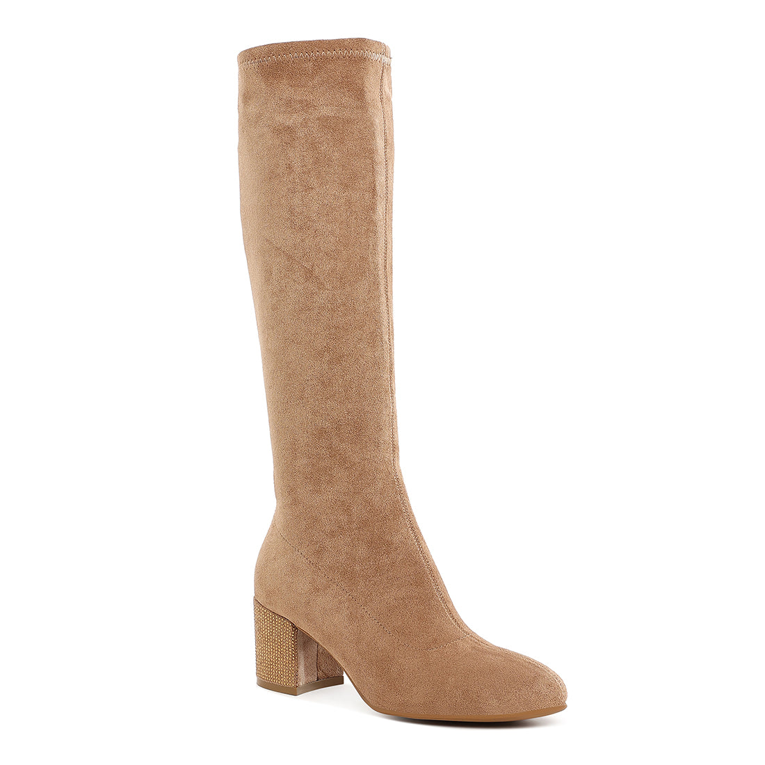 microfiber knee high boots#color_camel