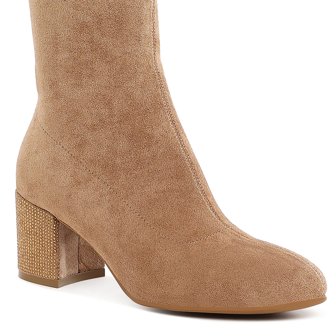 microfiber knee high boots#color_camel