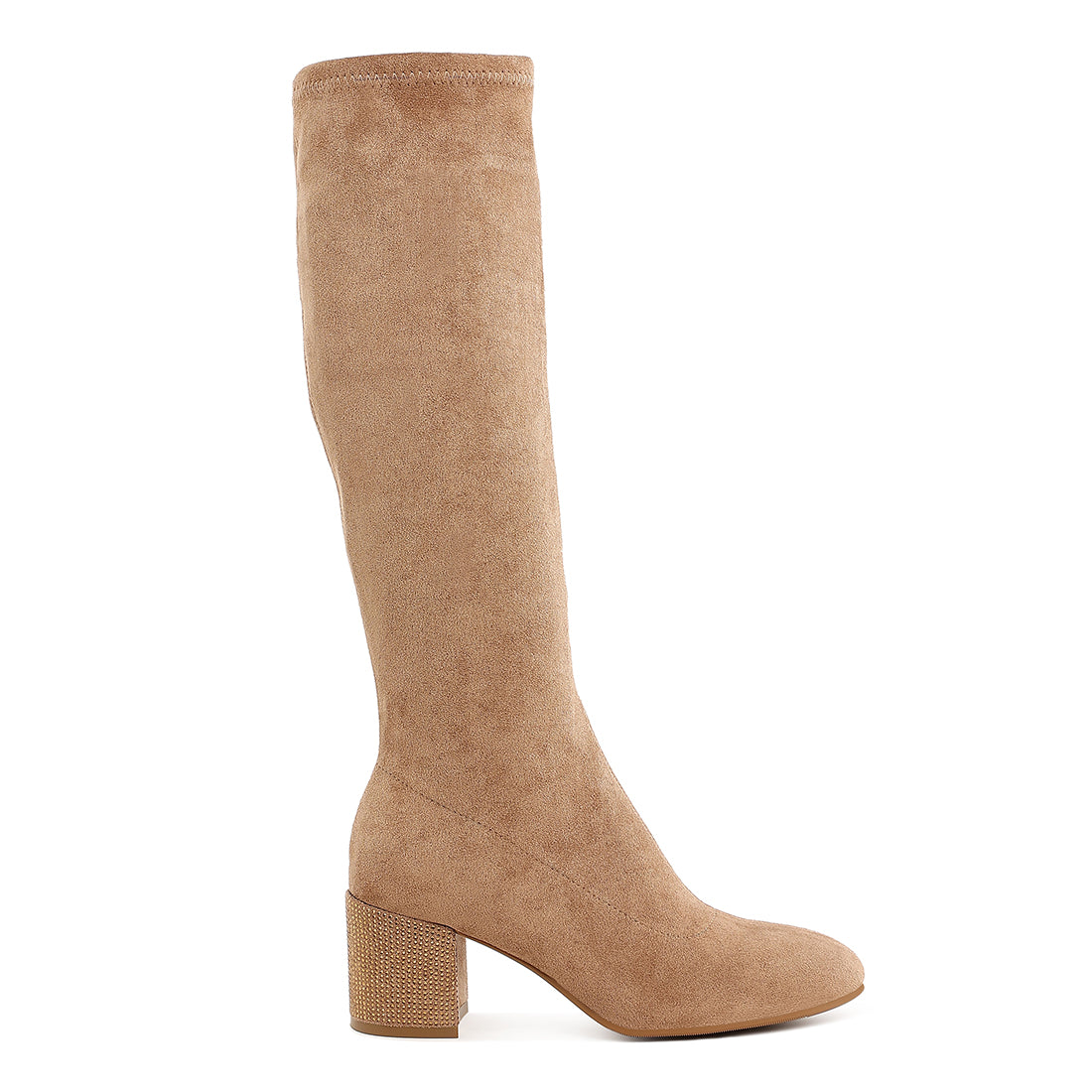 microfiber knee high boots#color_camel