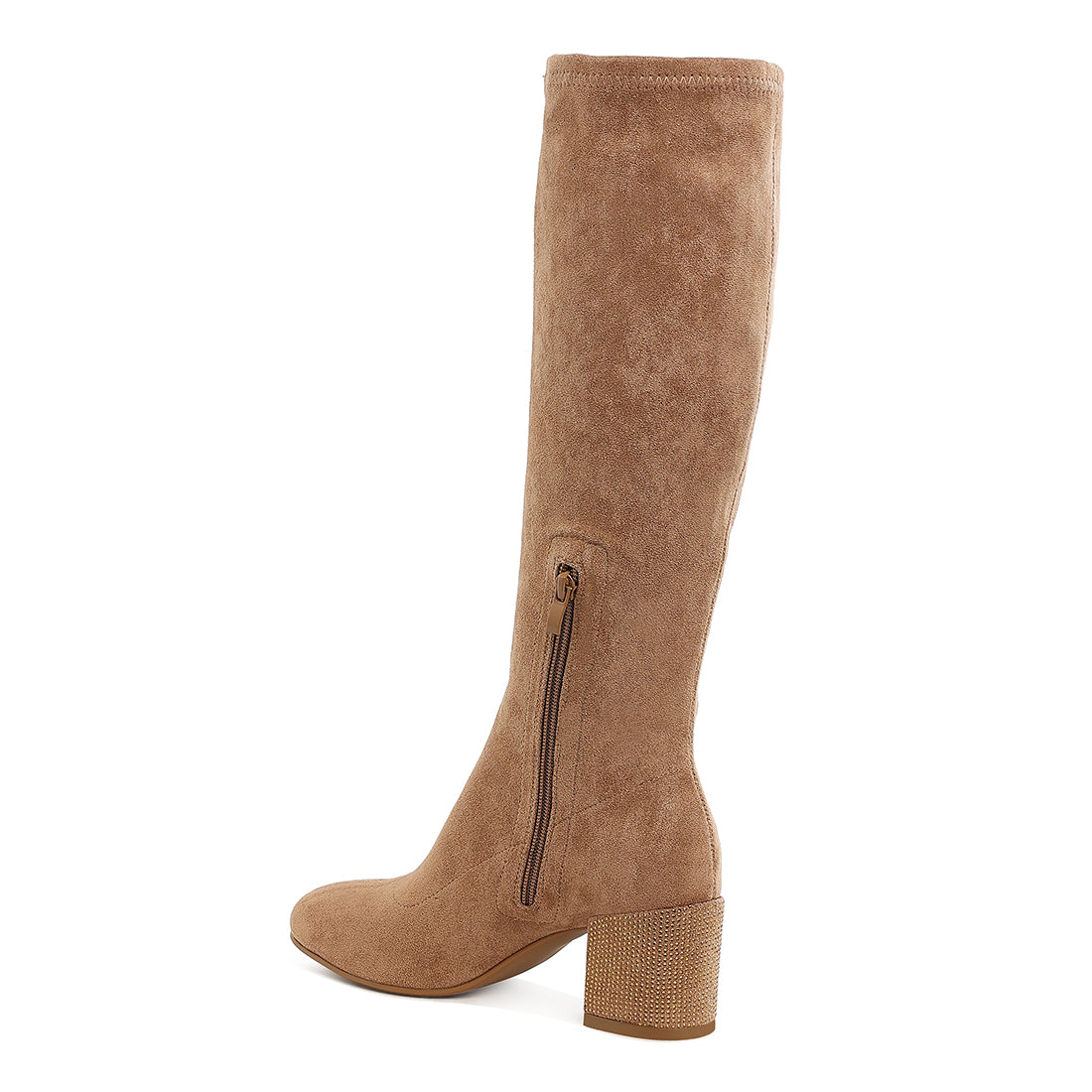 microfiber knee high boots#color_camel