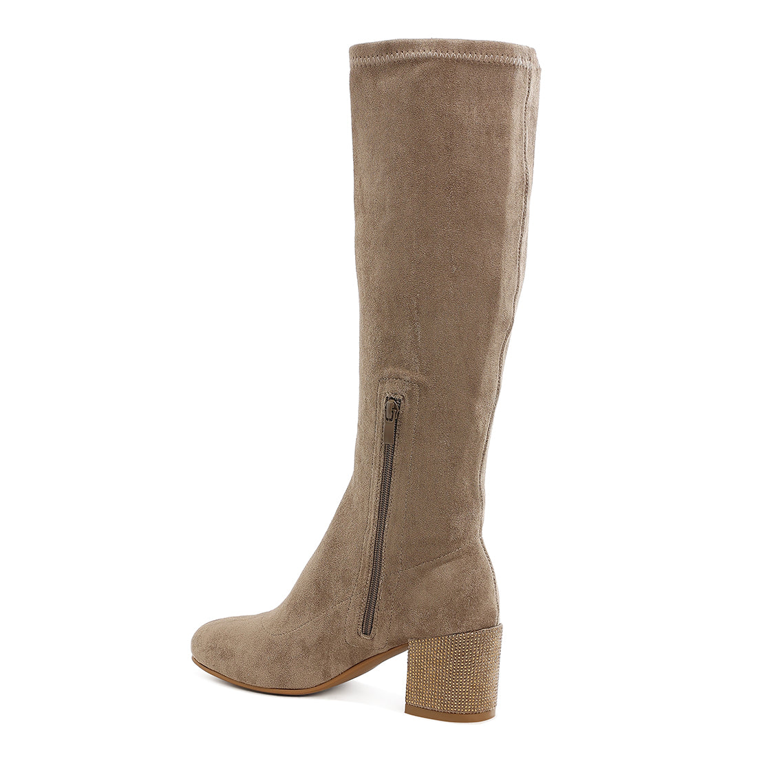 microfiber knee high boots#color_taupe