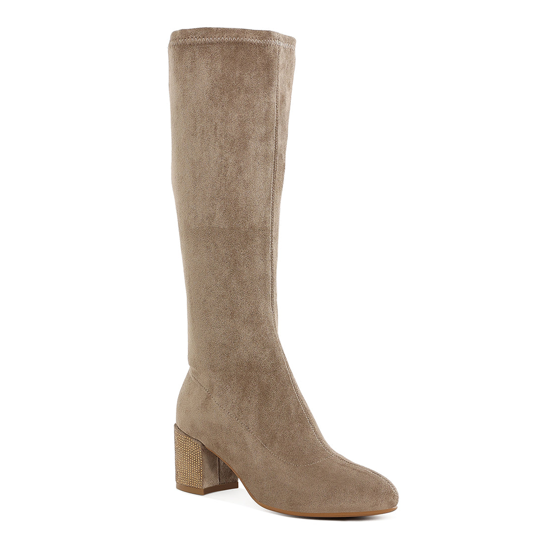 microfiber knee high boots#color_taupe