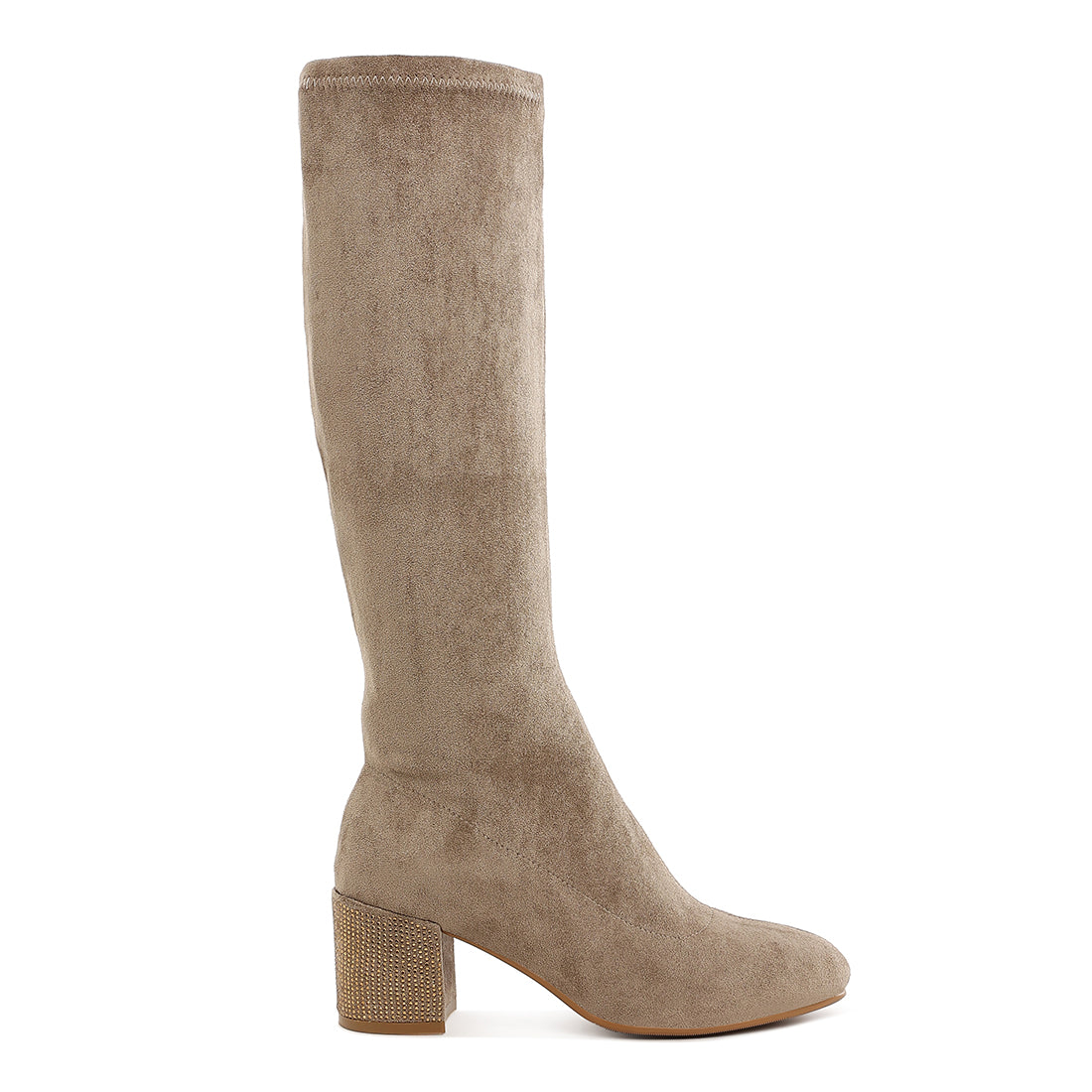 microfiber knee high boots#color_taupe