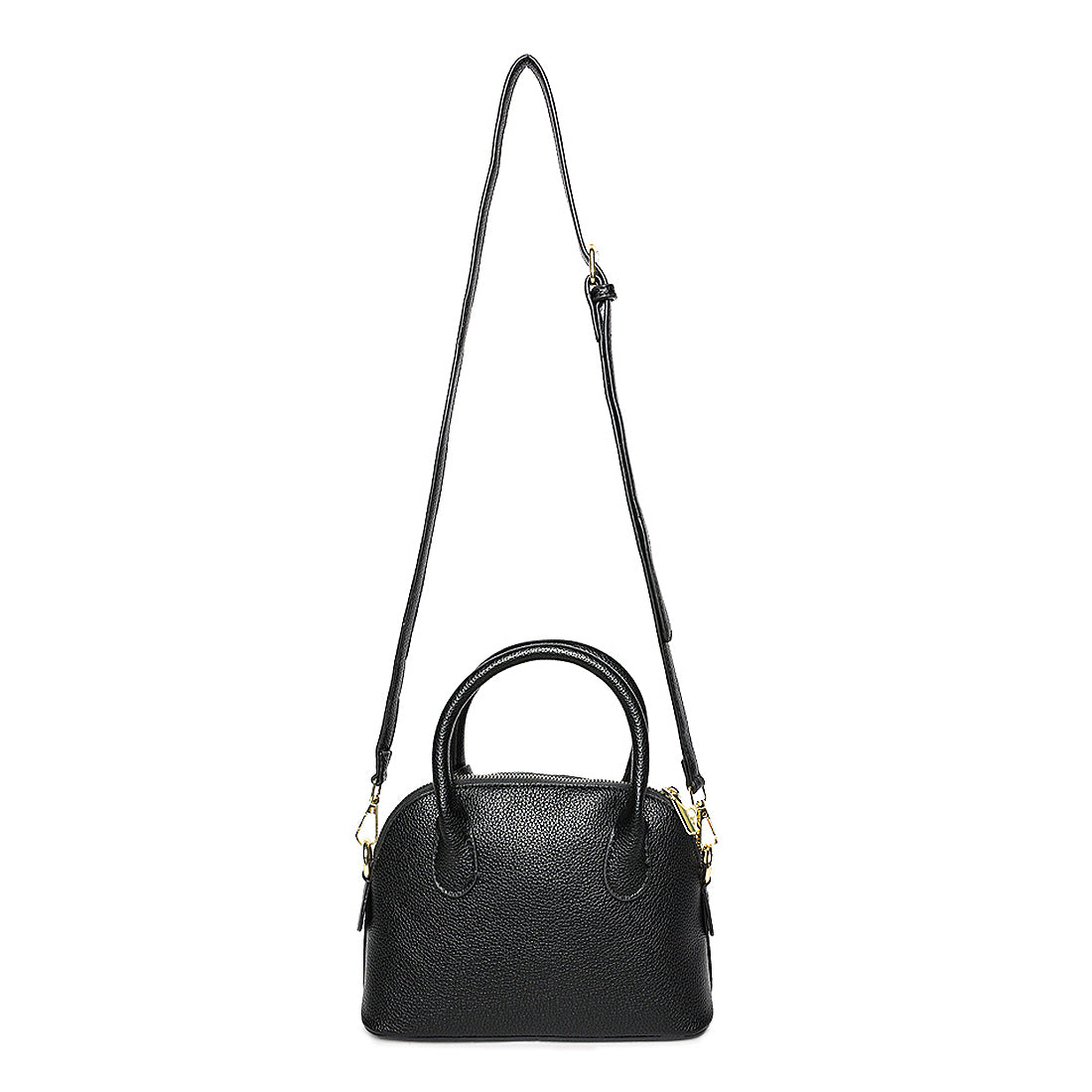 smiley bag tag shoulder bag#color_black