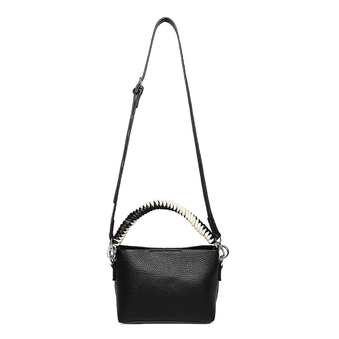 cable cord strap mini bag#color_black