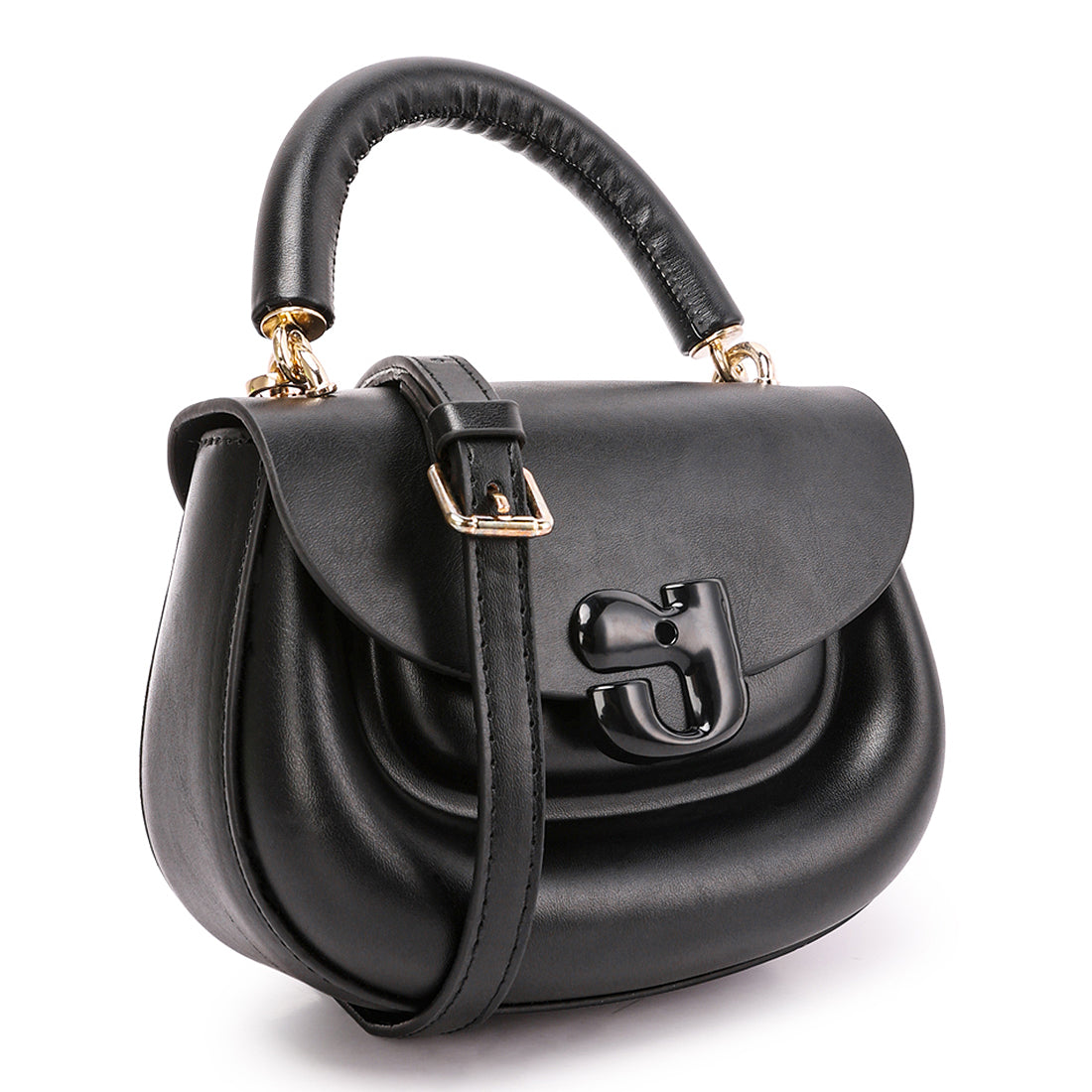 stout mini handbag#color_black