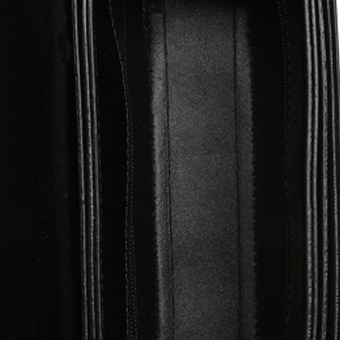 classic gold buckle sling bag#color_black