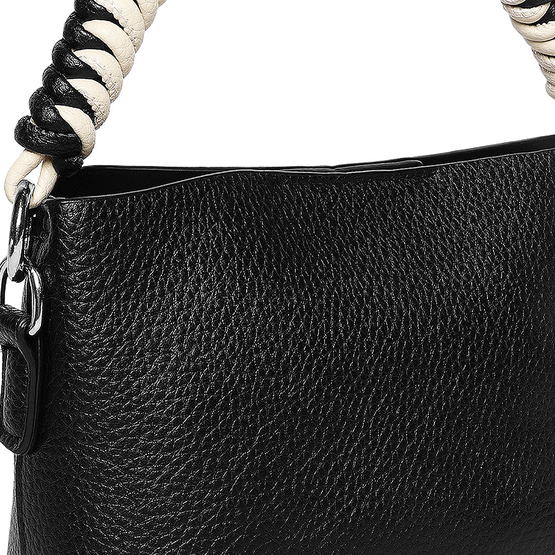 cable cord strap mini bag#color_black