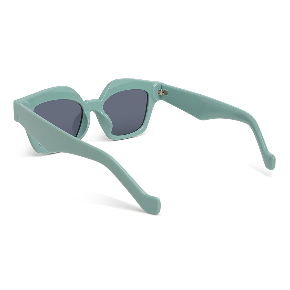 tinted uv-protected square sunglasses#color_peppermint-green