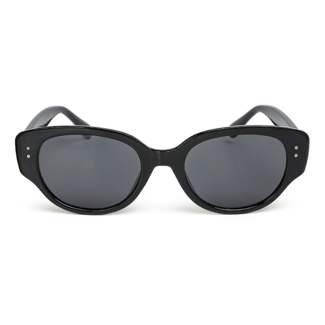 durable cat eye sunglasses#color_black