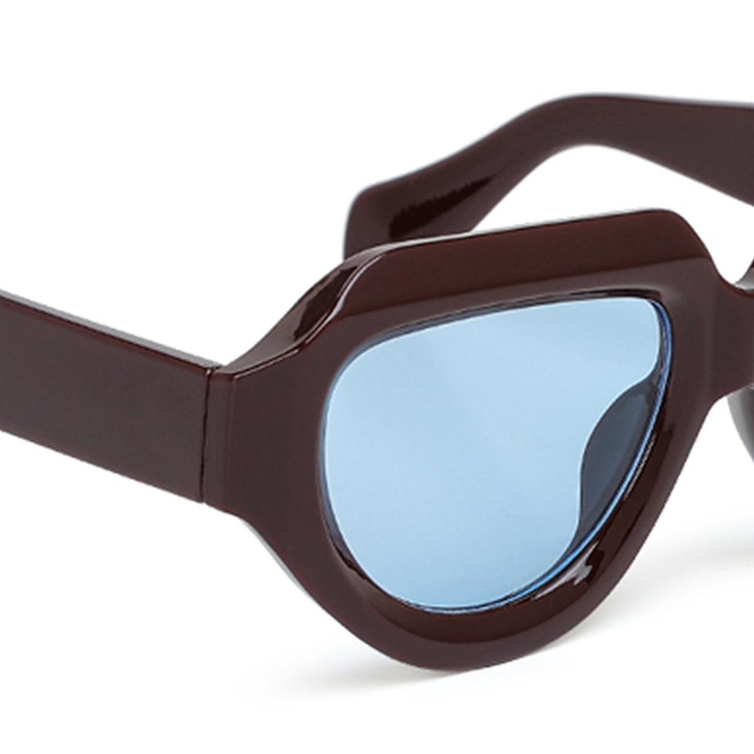 retro thick rim sunglasses#color_bordeaux