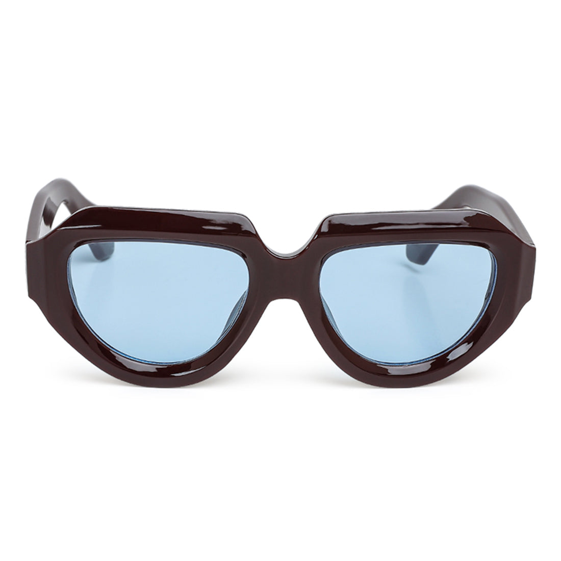 retro thick rim sunglasses#color_bordeaux