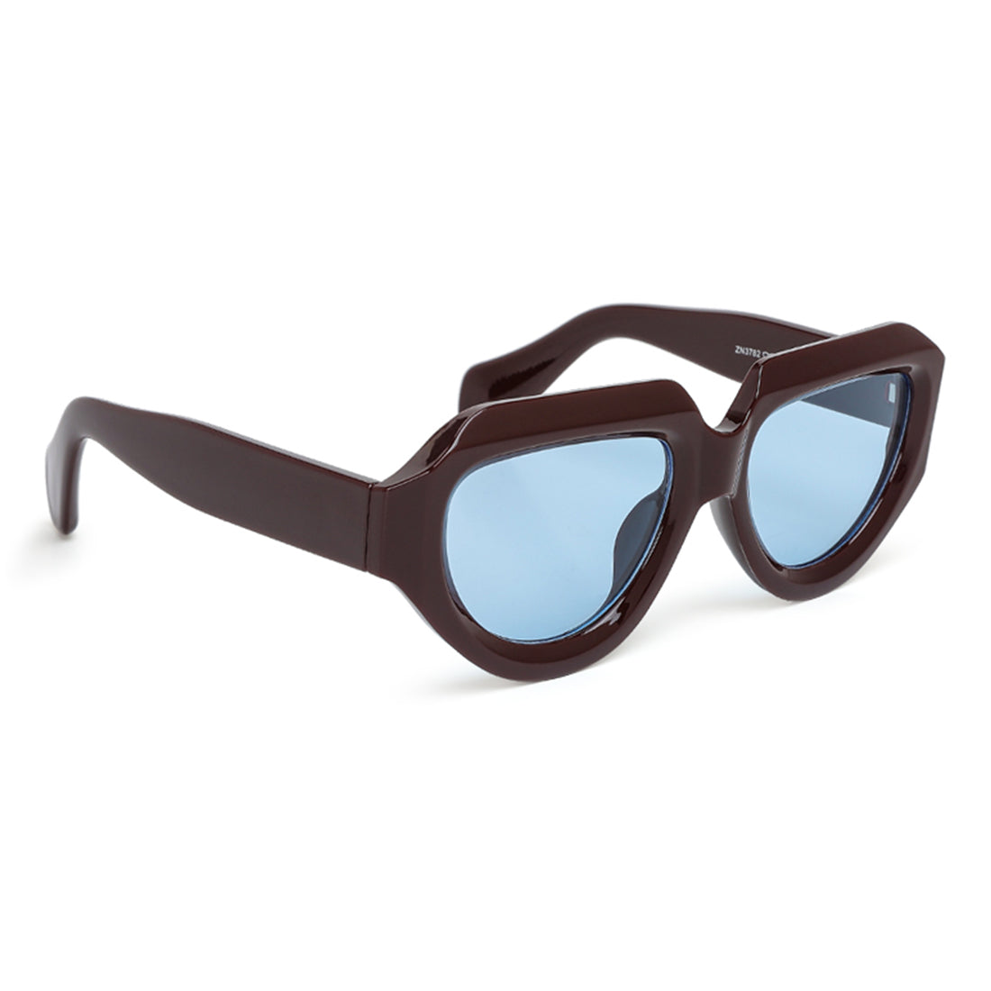 retro thick rim sunglasses#color_bordeaux