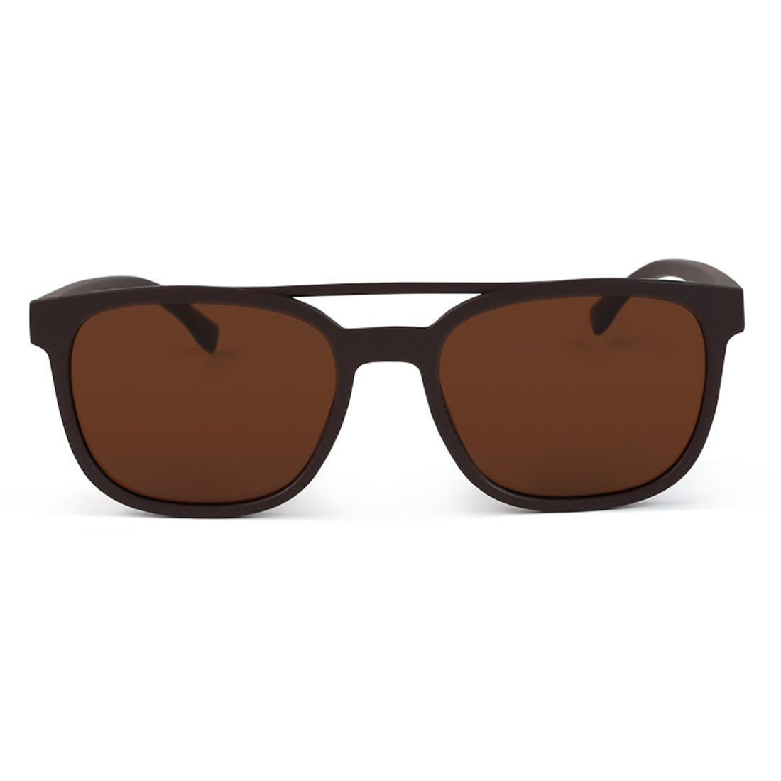 top bar detail wayfarer sunglasses#color_brown