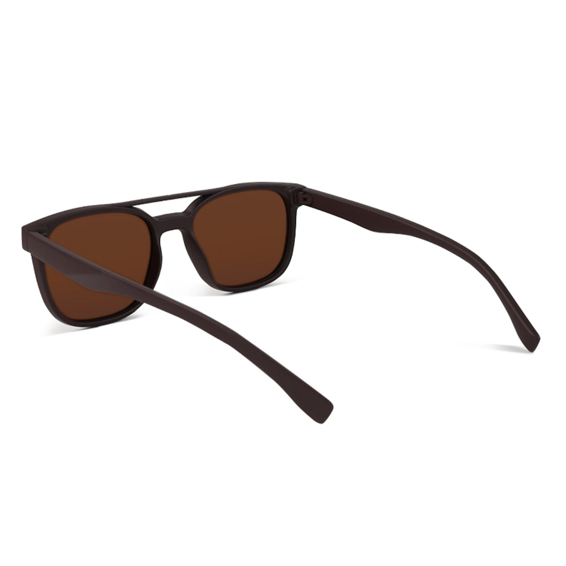top bar detail wayfarer sunglasses#color_brown