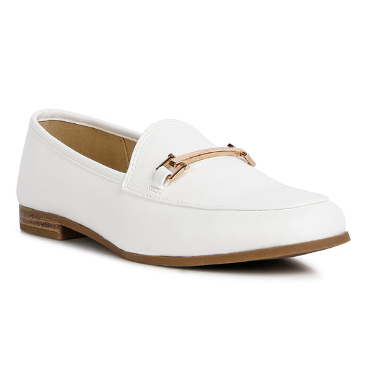 White Semi Casual Loafers