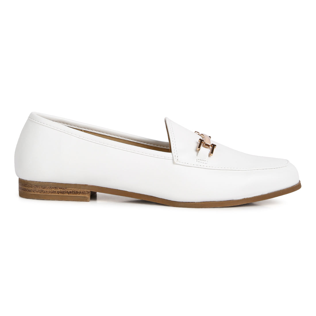 White Semi Casual Loafers