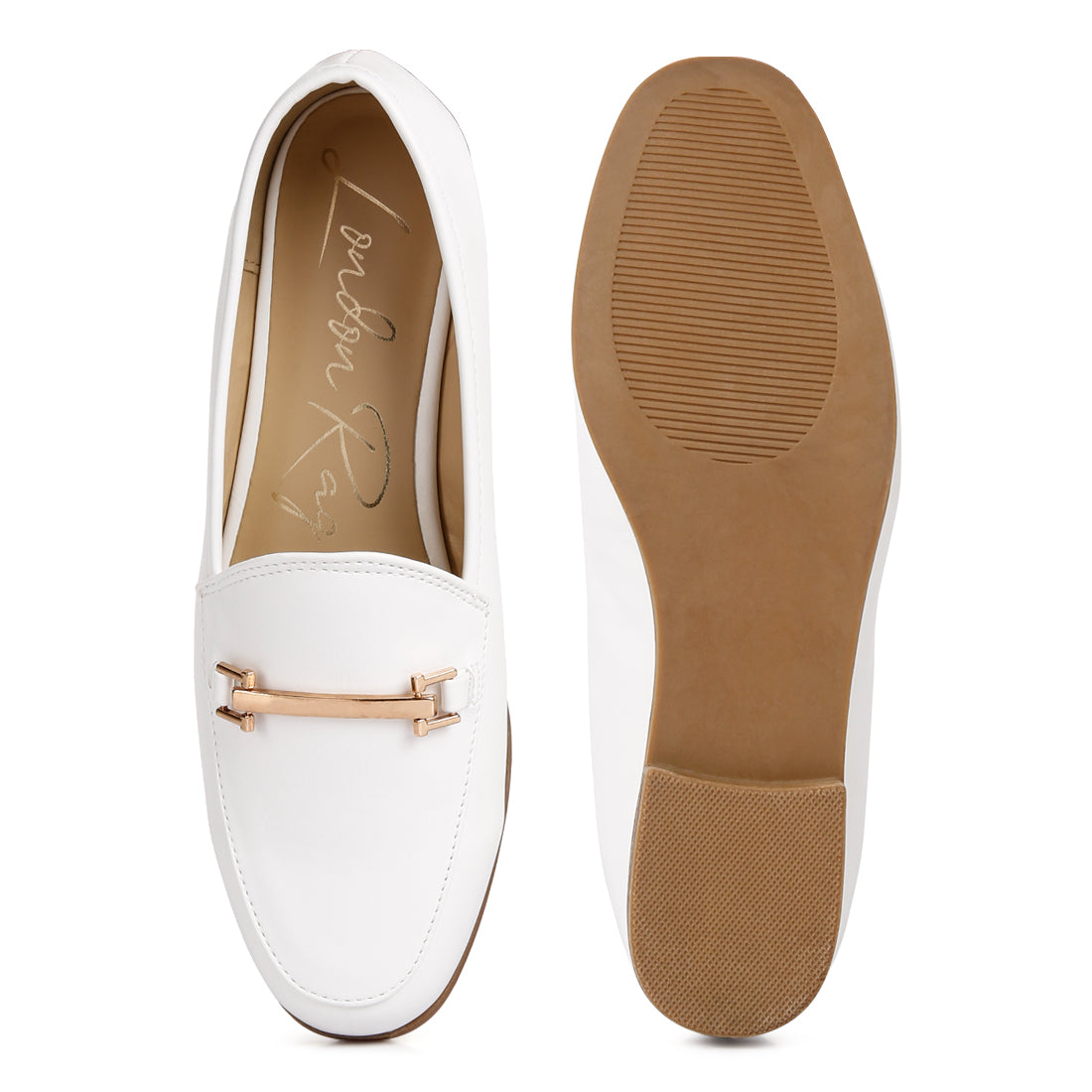White Semi Casual Loafers