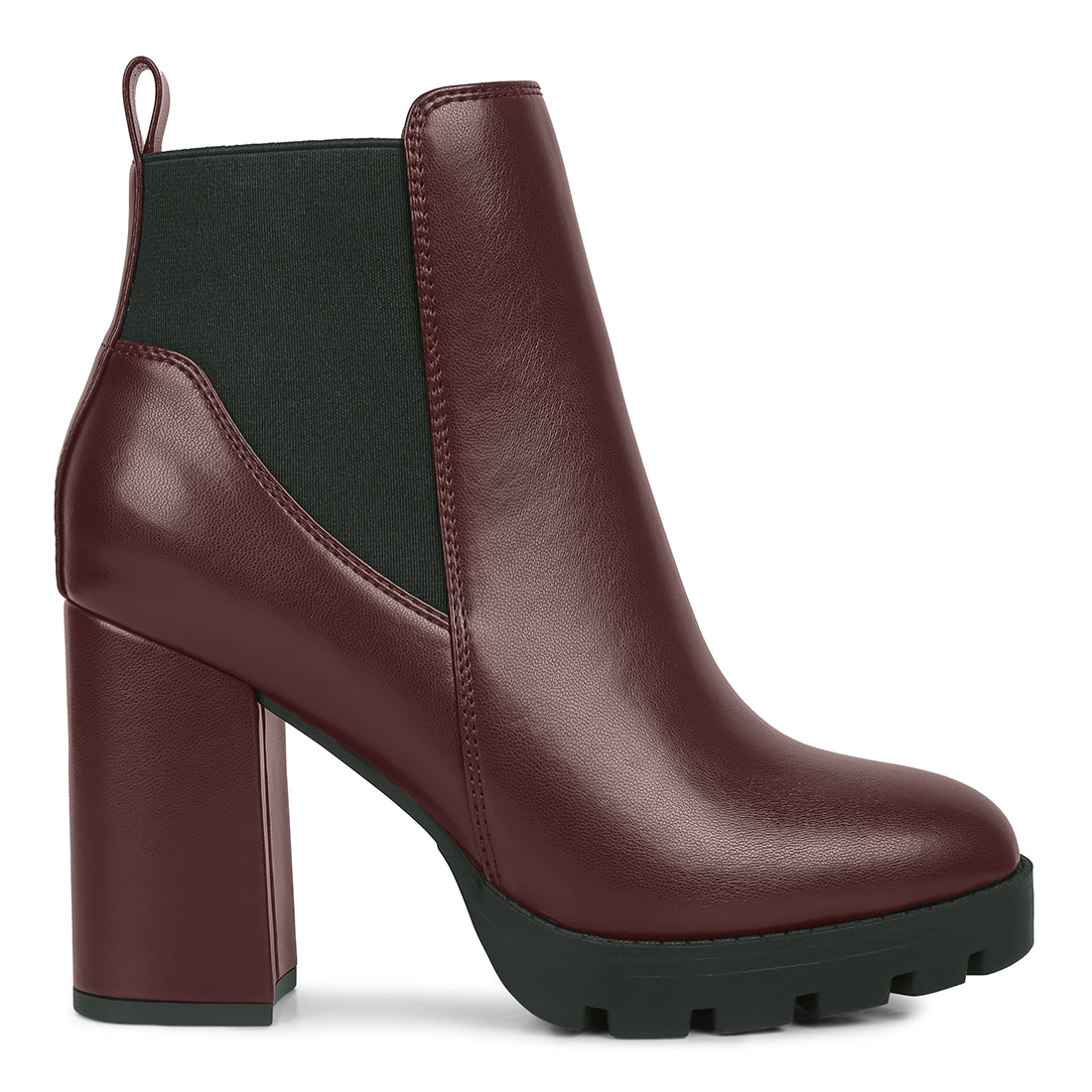 bolt block heeled chelsea boots#color_burgundy