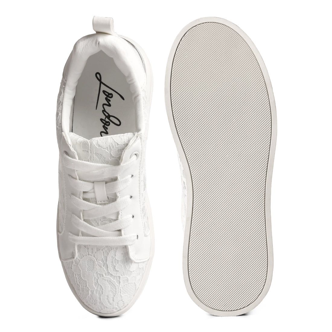 casual lace sneakers#color_white