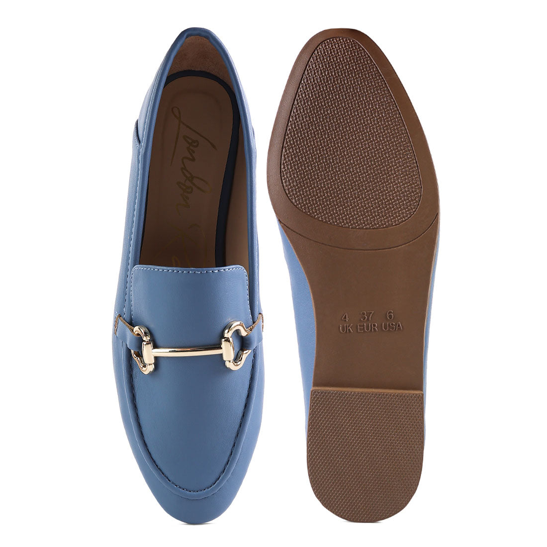 semi casual loafers#color_blue