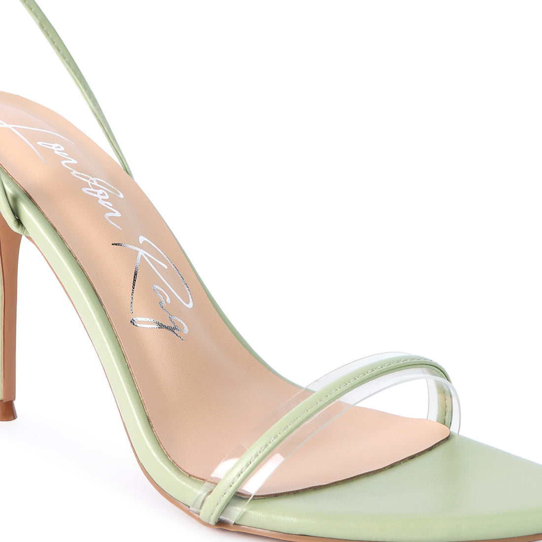 Mint High Heel Lace Up Sandals