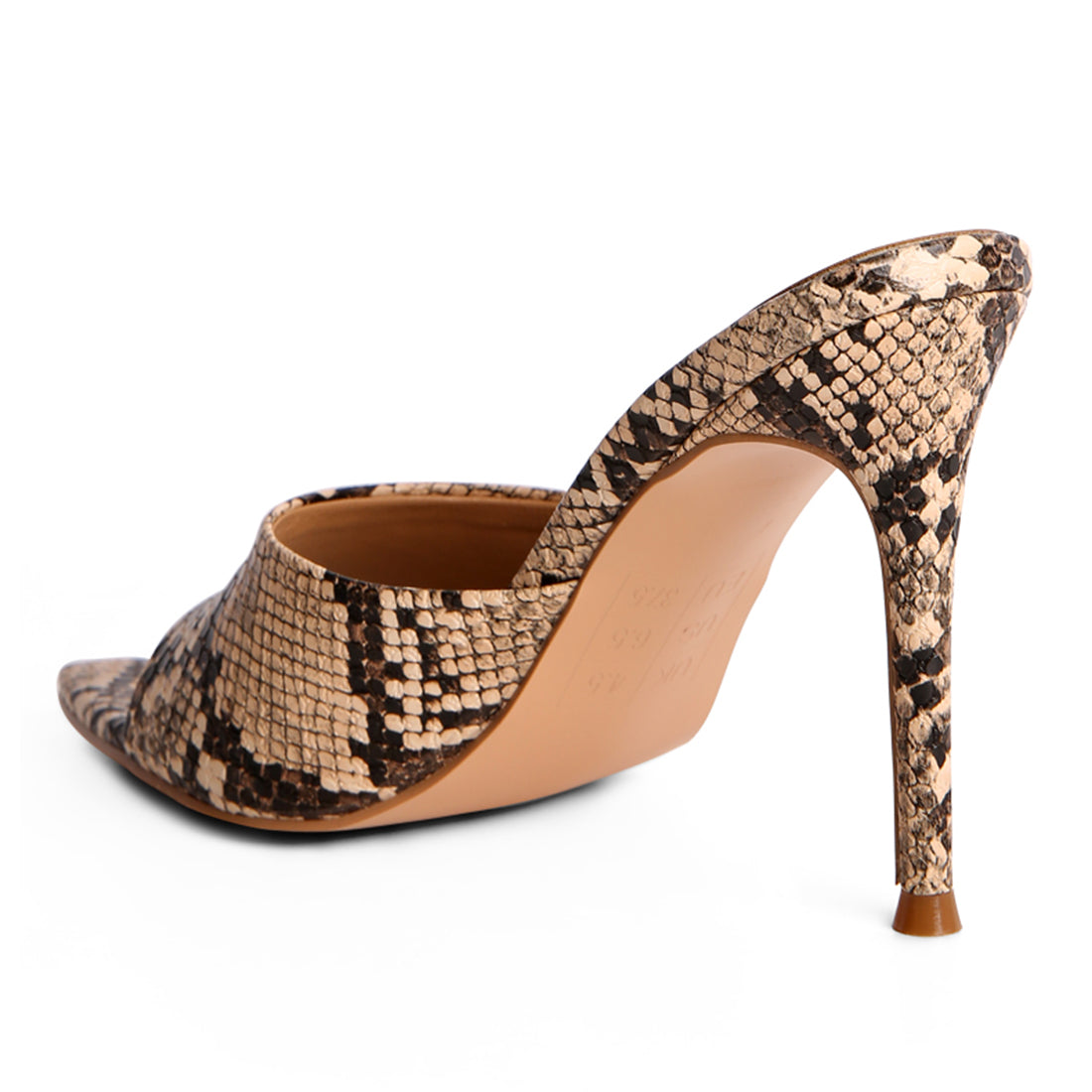 High Heel Sandals In Beige