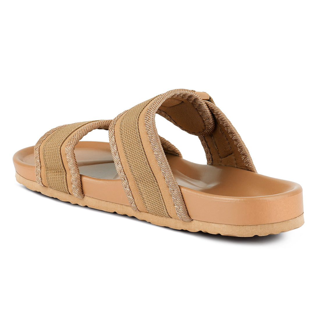 Brown Nautic Casual Platforms Slides