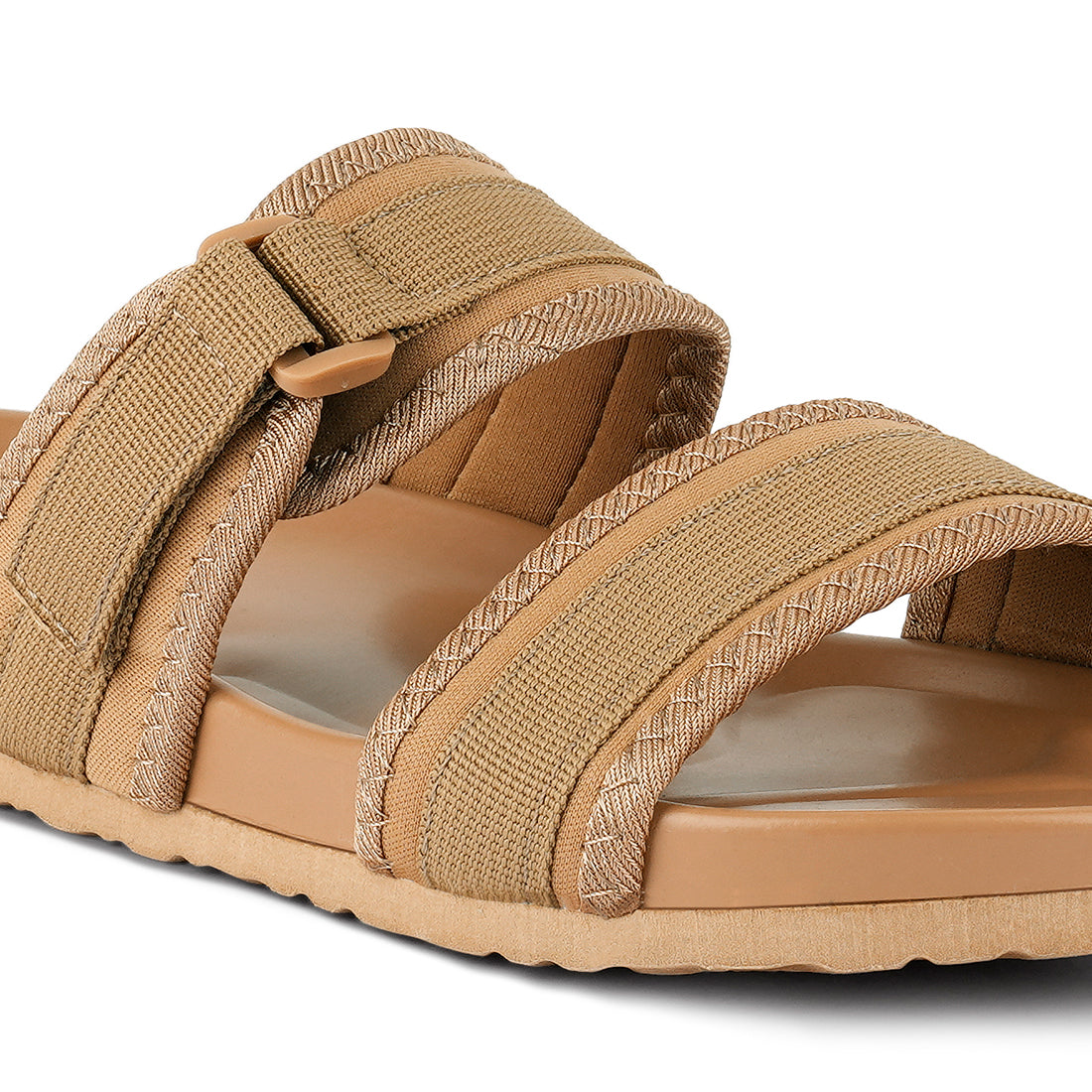Brown Nautic Casual Platforms Slides