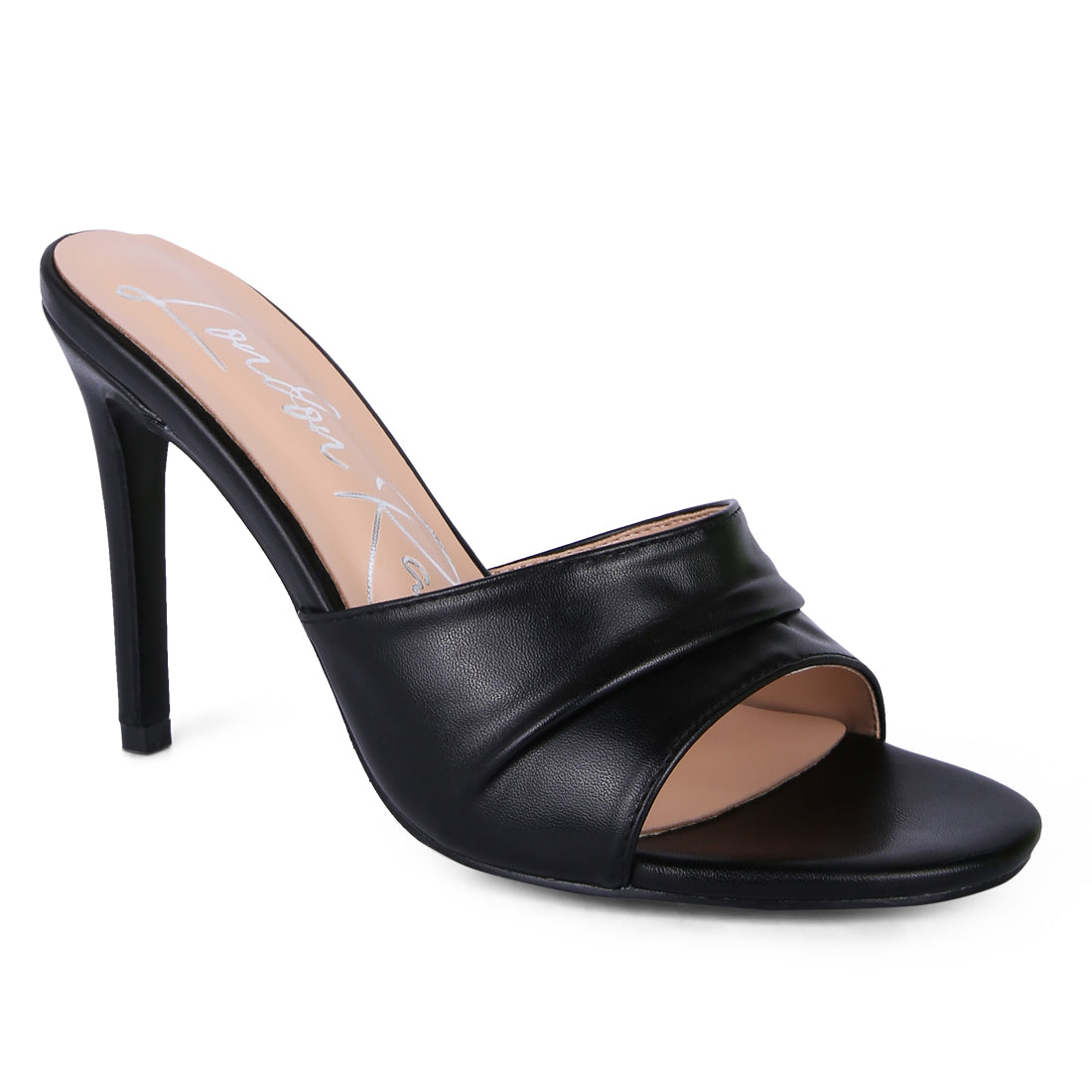 Black High Heeled Sandals