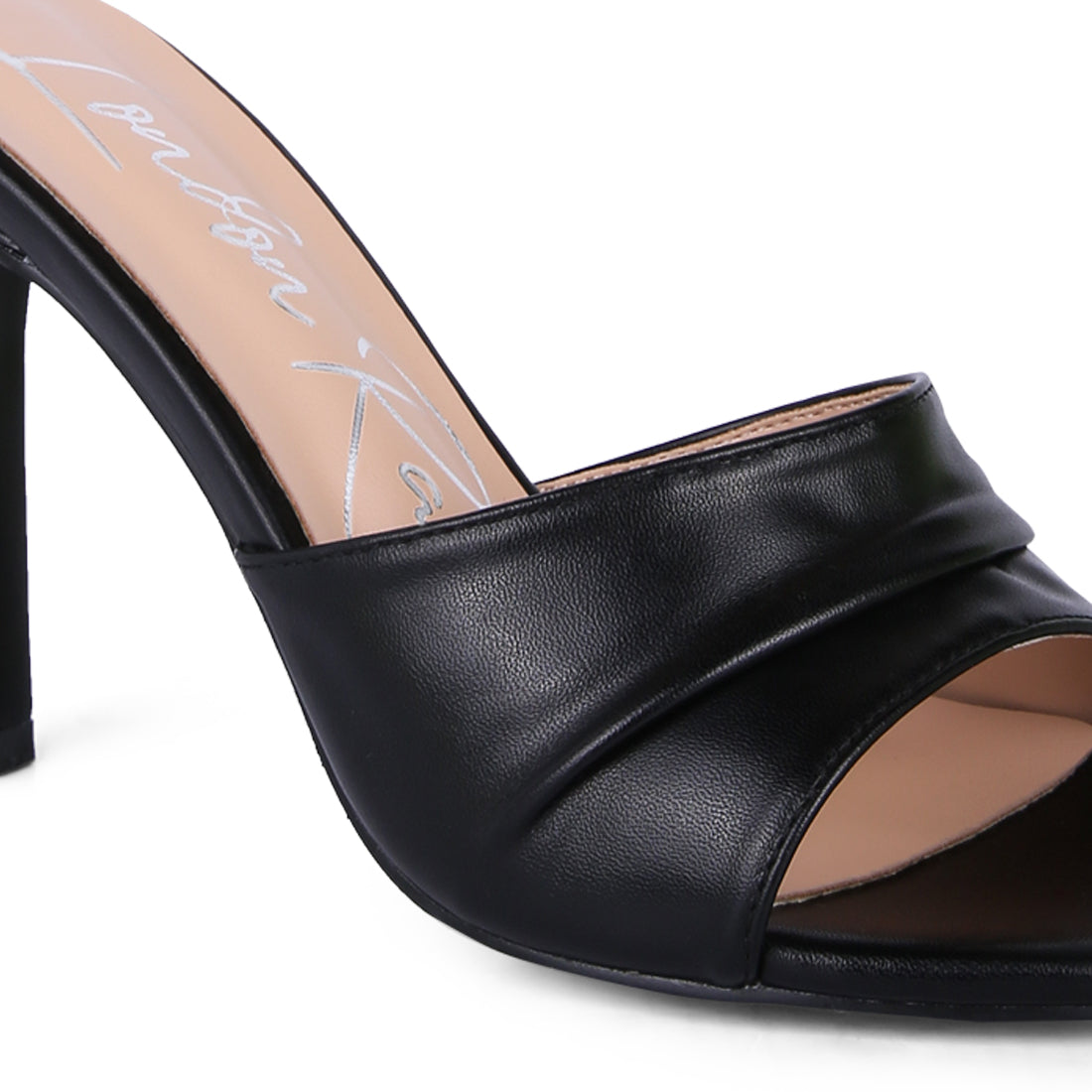 Black High Heeled Sandals