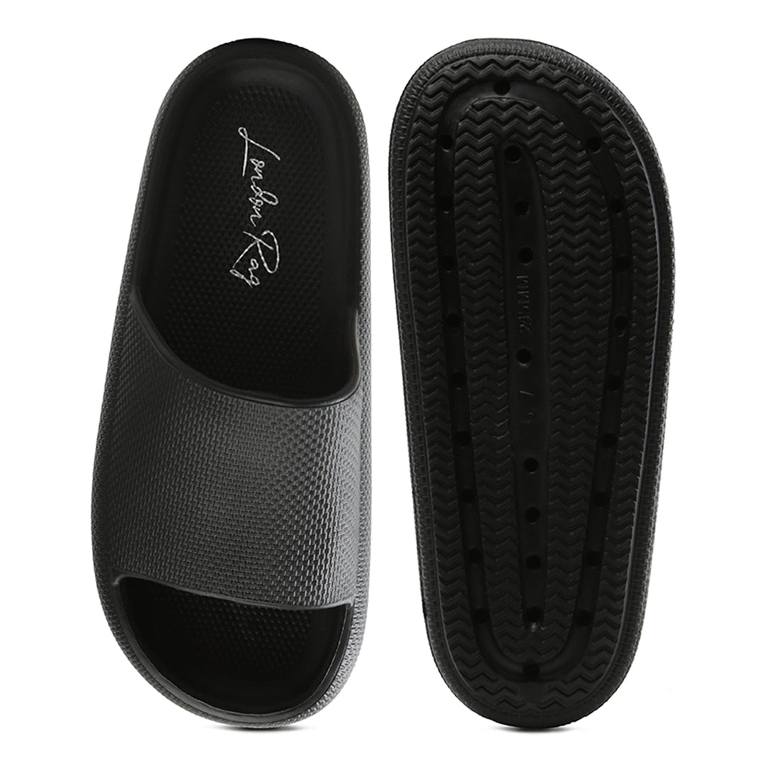 Black Cabana Black Eva Pool Sliders