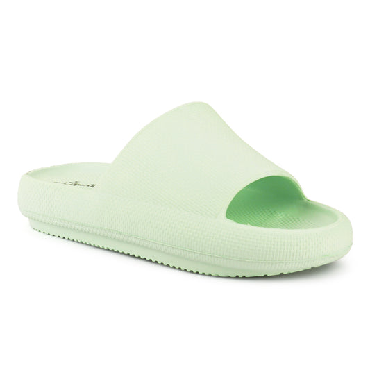 Green Cabana Black Eva Pool Sliders