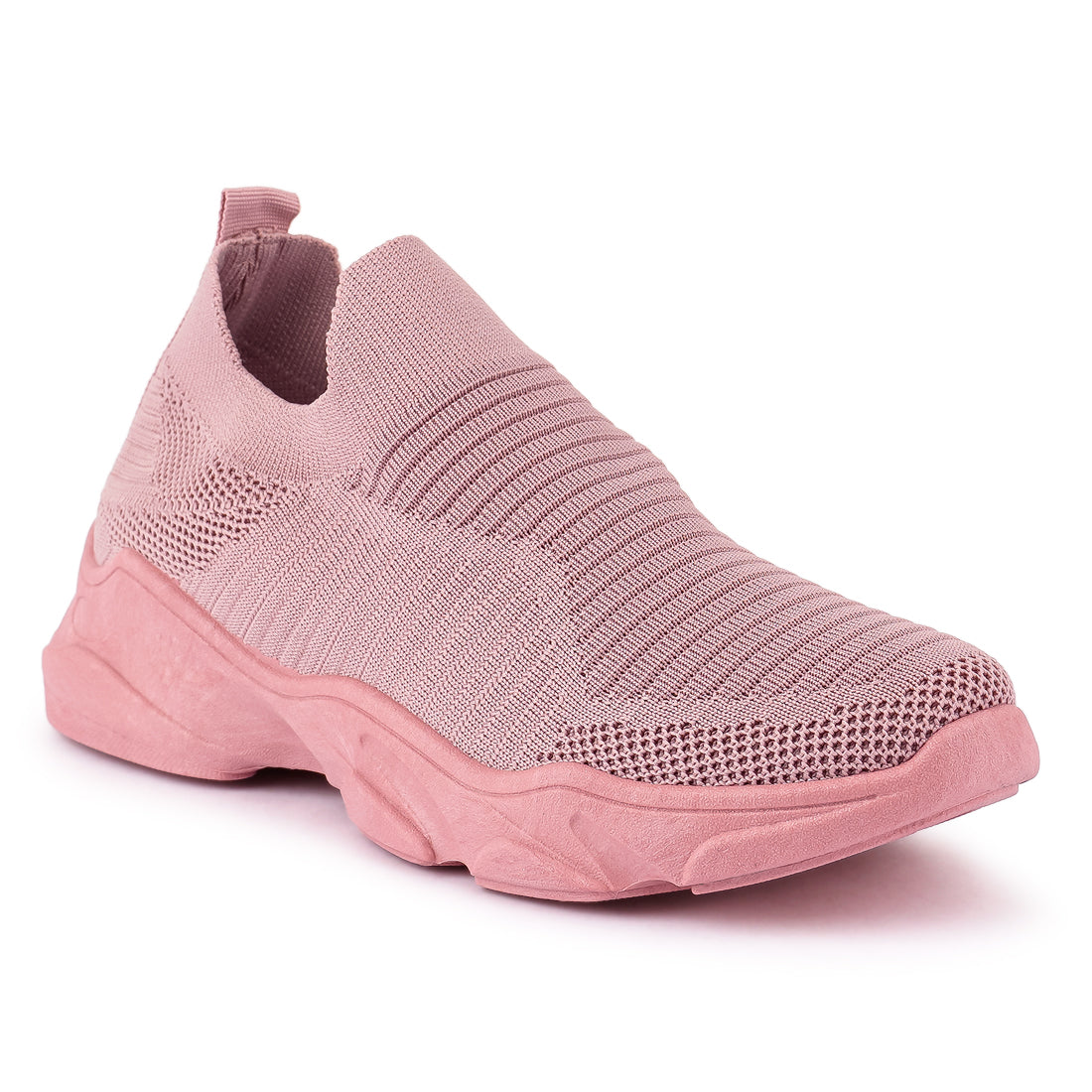 Pink Blade Knitted Actives Trainers
