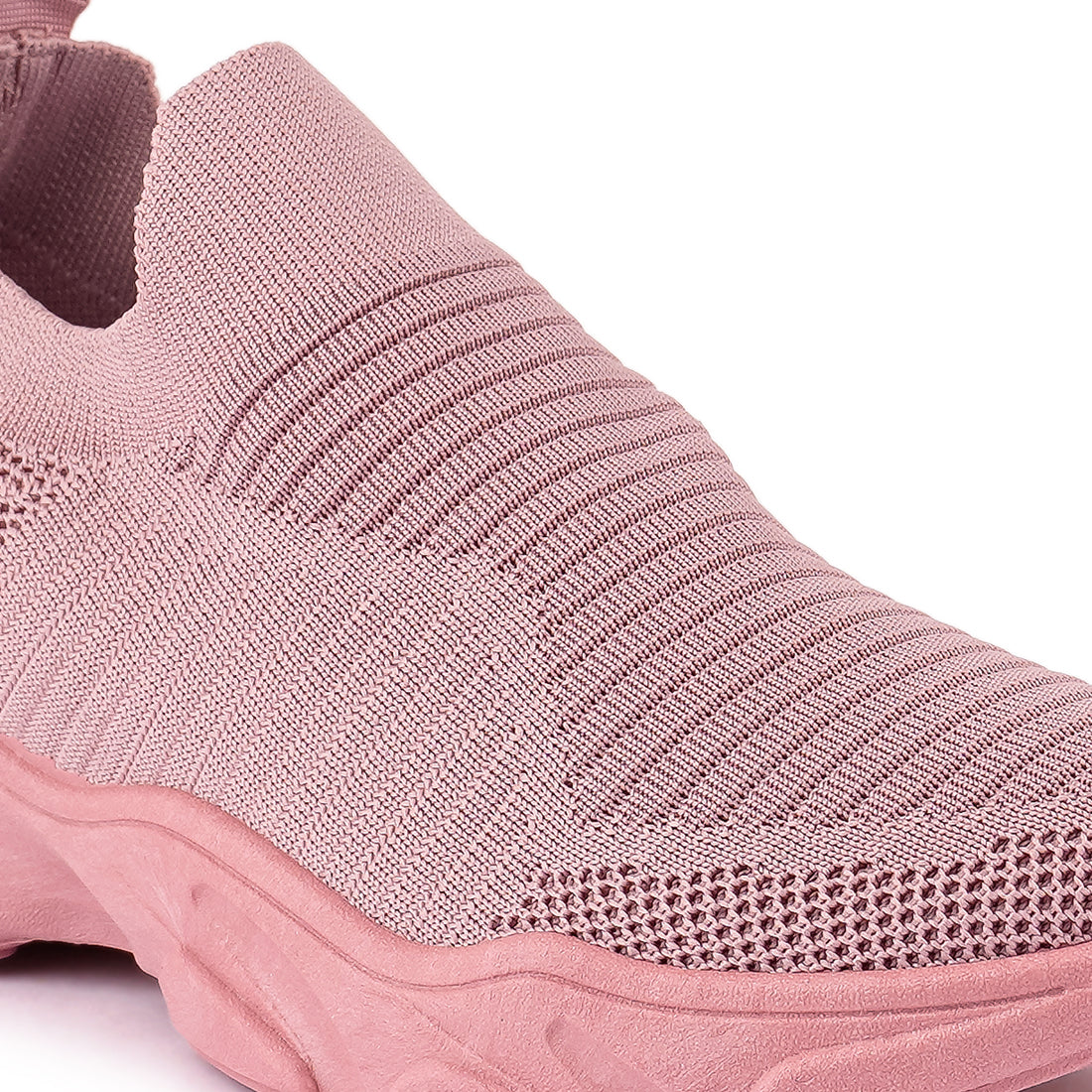 Pink Blade Knitted Actives Trainers