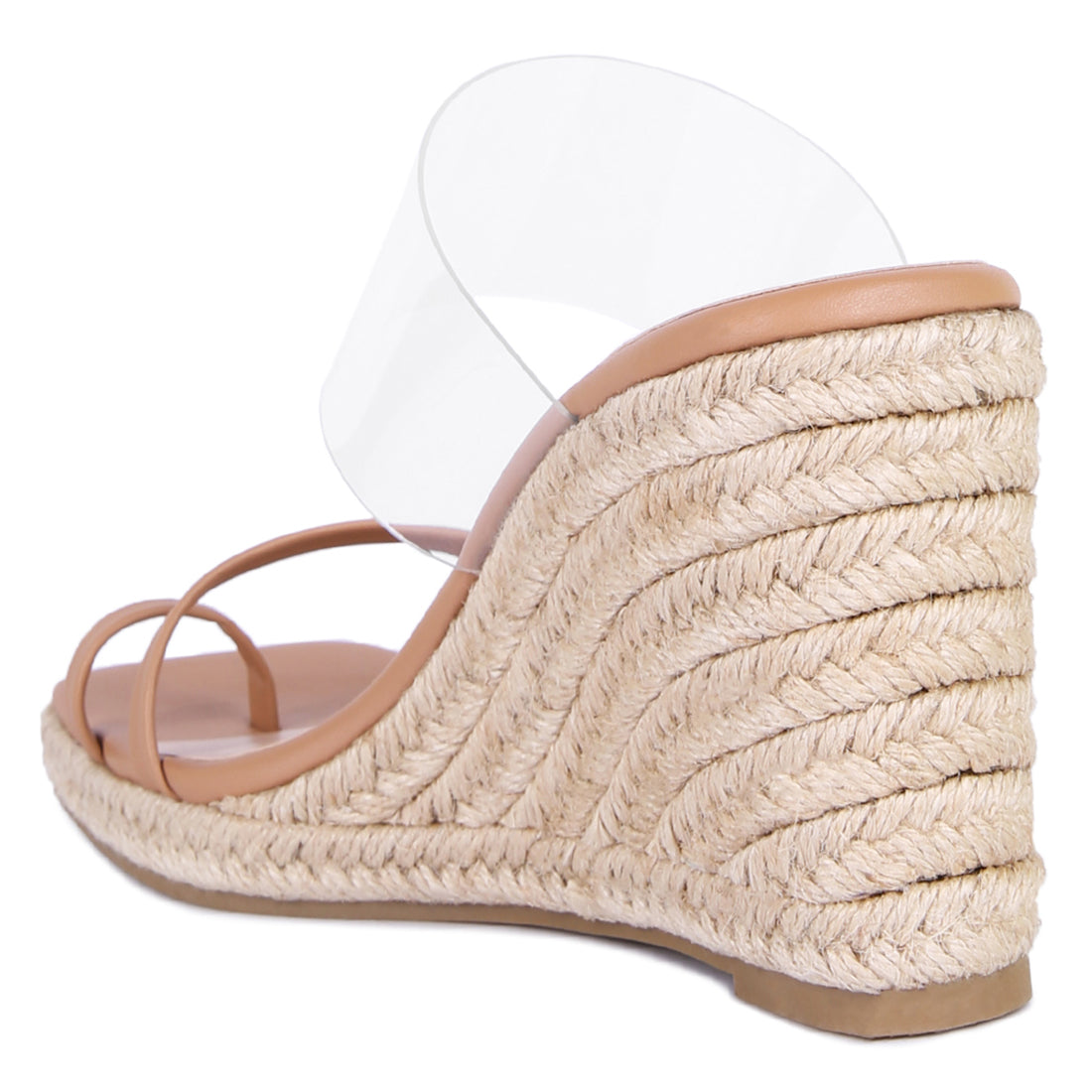 Camel Toe Ring Espadrilles Wedge Sandals