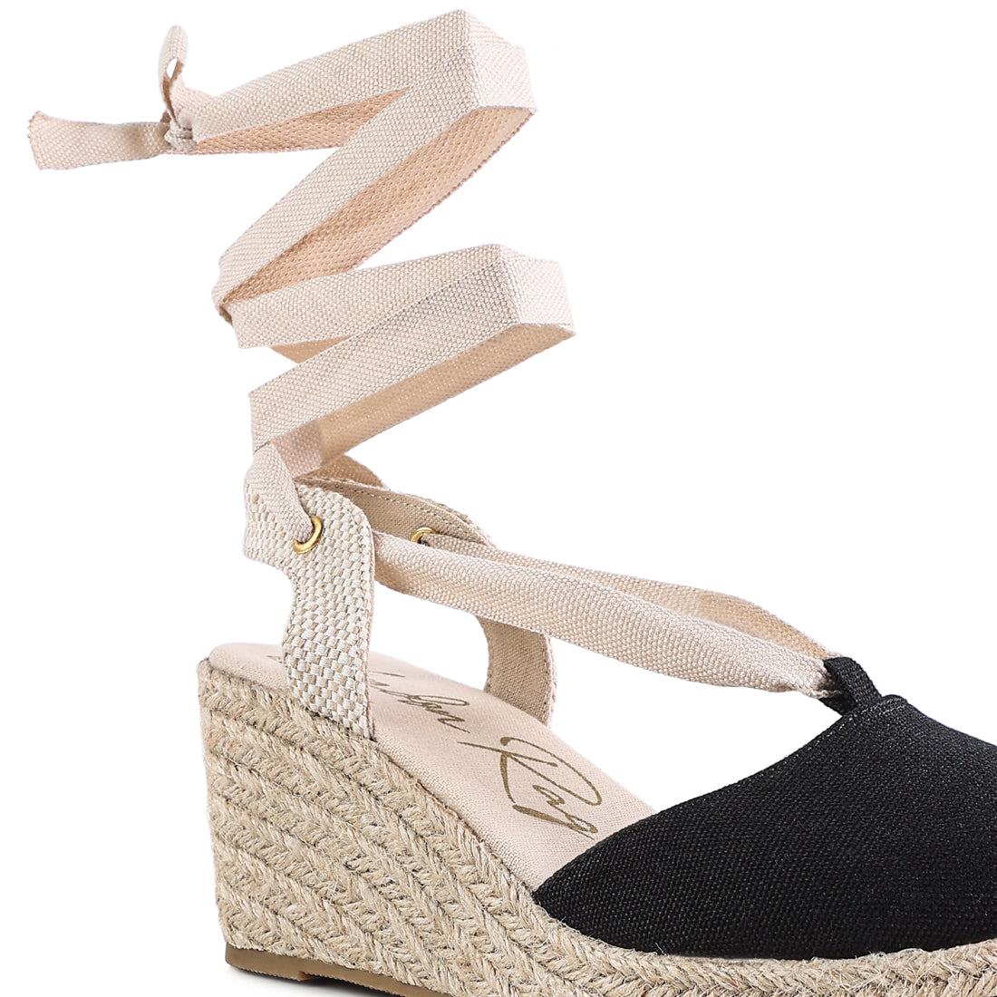 strappy wedge heel sandals#color_black