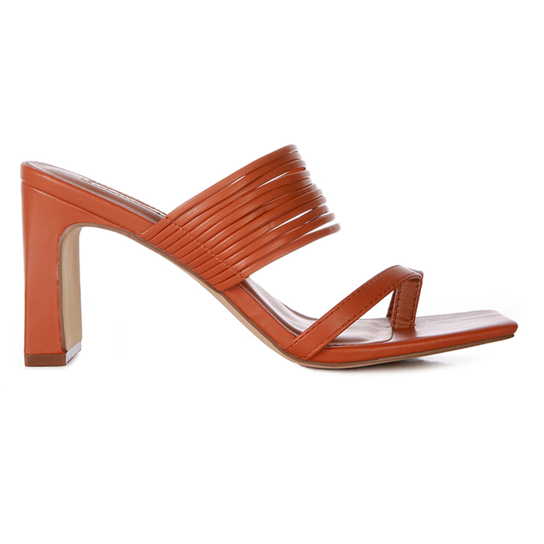 mid block heel sandals#color_tan