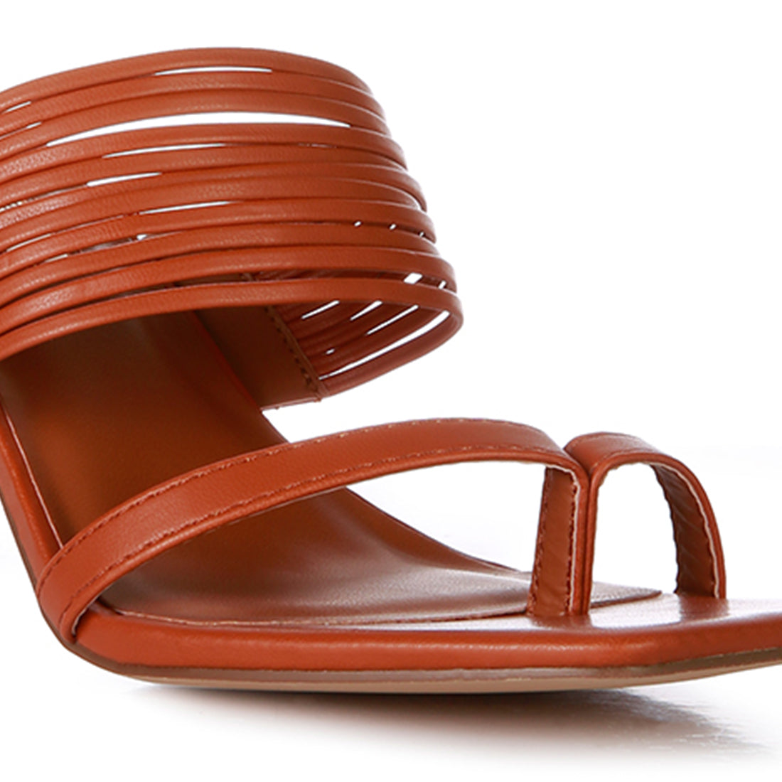 mid block heel sandals#color_tan