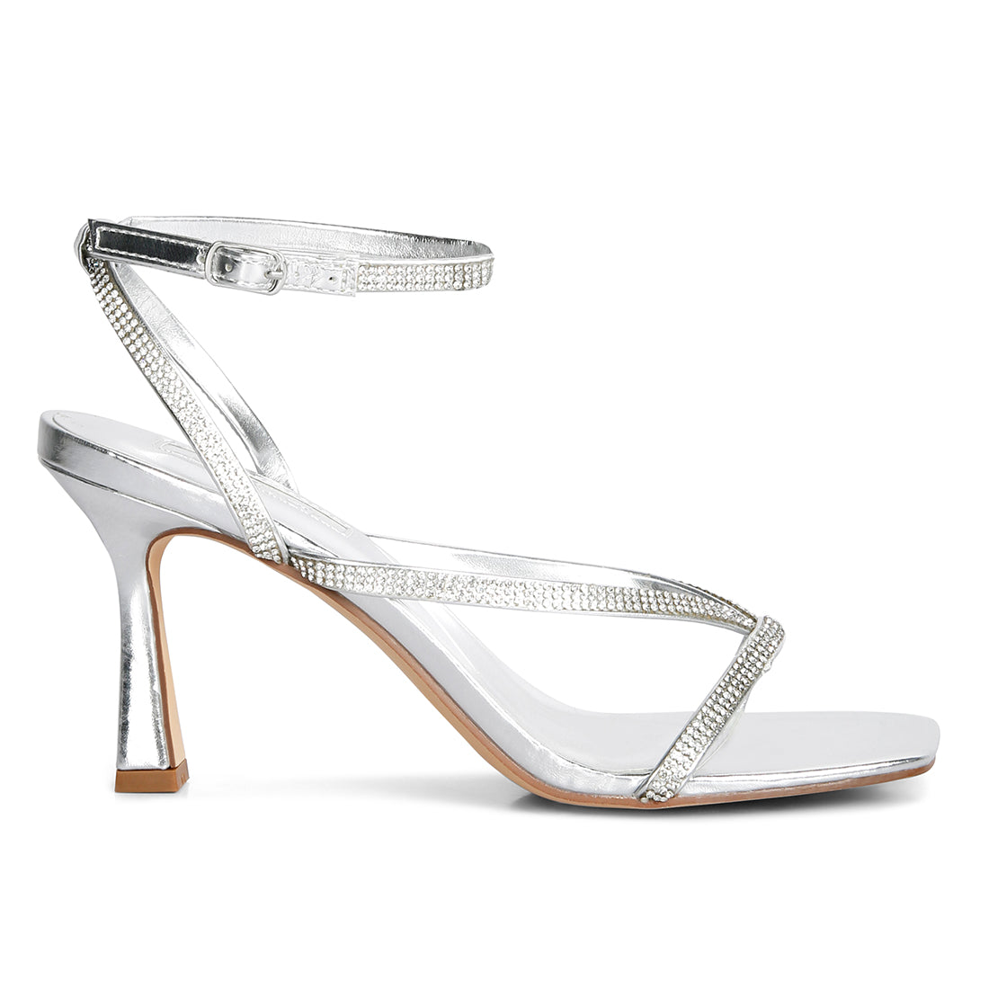 diamante mid heel sandal#color_silver